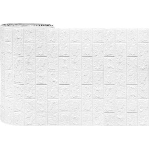 3D Wallpaper 70cmx5M Continuous Brick Pattern Sticker Waterproof Sticker Home Decoration Self-Adhesive Wallpaper