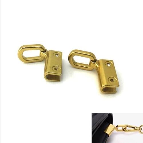 5pair / lot) luggage handbag hardware accessories DIY handbag repair hardware shoulder bag gilt side clip chain buckle