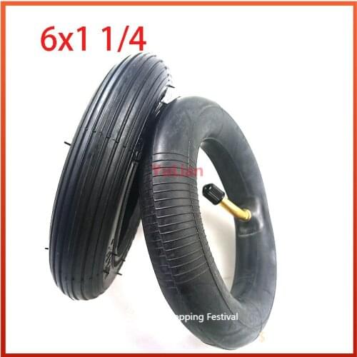 6inch 6x1 1/4 tire 150MM Scooter Inflation Wheel tyre Inner Tube fits for Electric Scooter e-Bike A-Folding Bike 6*1.25