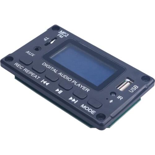 2021 Car Decoders LCD Lyrics Display Bluetooth-compatible Module LCD Screen Power Amplifier MP3 Decoder Board