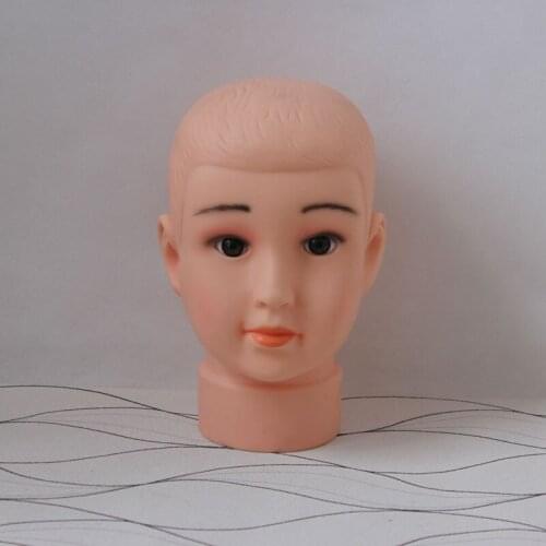 Free Shipping!! Child PVC Head Model Mannequin Manikin Head Model Wig hair Glasses Hat Display