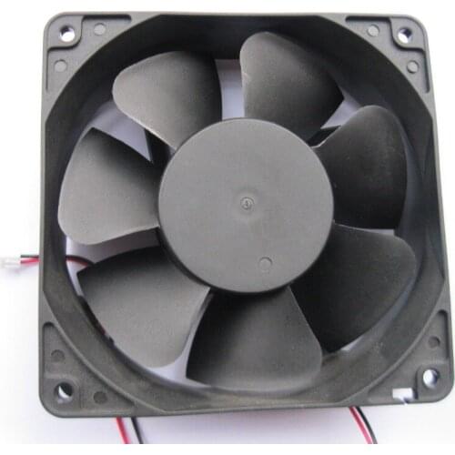 1 pcs Brushless DC Cooling Fan 7 Blade 24V 12038S 120x120x38mm 2 Wires