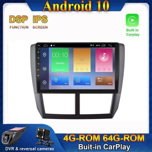 CARPLAY Android 10.0 Car Radio Stereo Player GPS Navigation Multimedia For Suzuki Swift 2005-2010 NO DVD