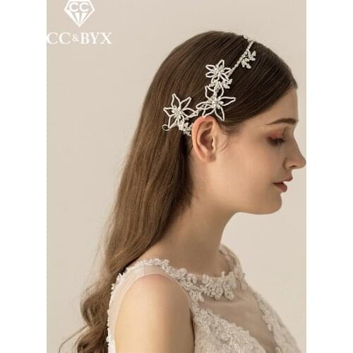 CC Hairbands Headbands Crown For Women Engagement Wedding Hair Accessories Party Beach Fine Headdress Wholesale Crystal O536