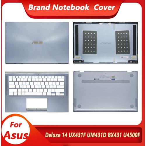 NEW Laptop LCD Back Cover/Palmrest Upper Case/Bottom Case For ASUS ZenBook 14 UM431D RM431D UX431F UM431DA BX431 U4500 U4500F