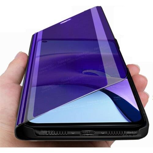 For Redmi Note 9T Case Smart Mirror Flip Magnetic Case For Xiaomi Redmi 9T Xiomi Redme Note9t 5G Not 9 T Phone Cover Stand Coque