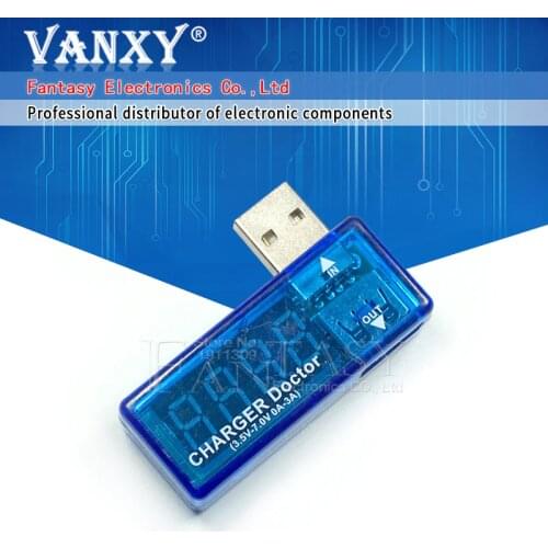 1pcs Digital USB Mobile Power charging current voltage Tester Meter Mini USB charger doctor voltmeter ammeter new