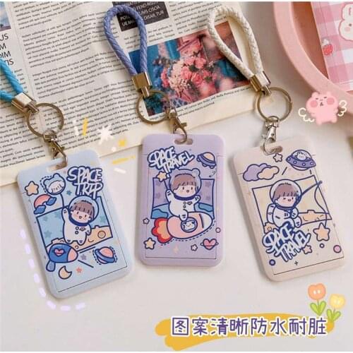 Child Bus Card Cute Retractable Card Bank Cover Case Business Card Holder