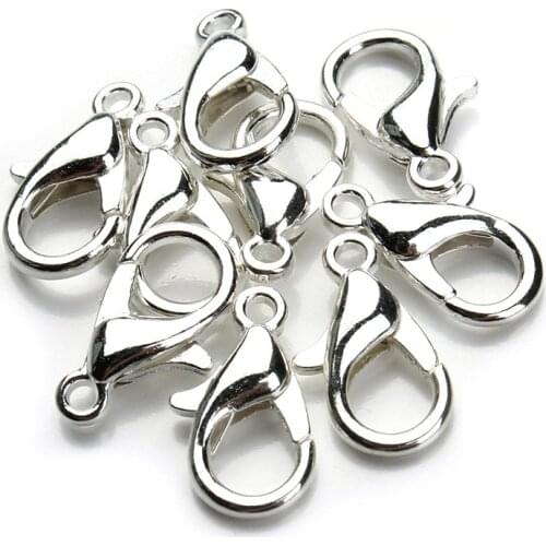 DIY Jewelry Accessories 12*6mm High Quality Alloy Lobster Buckle Common Necklace Bracelet Buckle Connection Buckle