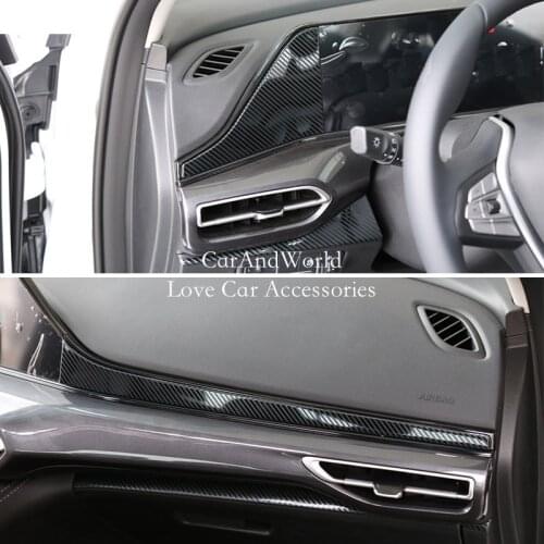 For Changan Eado Plus 2020 2021 Stainless Steel Center Console Panel Dashboard Frame Trim Cover Garnish Car Interior Accessories