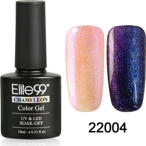 Elite99 10ml Chameleon Gel Nail Polish Black Base Needed Gel Polish Lucky Varnish Semi Permanent Nail UV Polish Soak Off GelLak