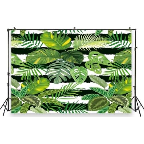 HUAYI Photo Background Newborns Baby Birthday Photography Backdrops Tropical Jungel Custom Studio Photobooth Backdrop XT-7169