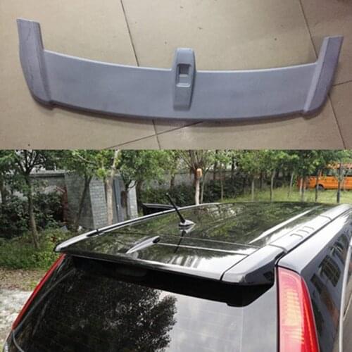 Use For Honda Crv 2007-2011 Spoiler ABS Plastic Forging Carbon Fiber Look Rear Trunk Wing Car Body Kit Accessories