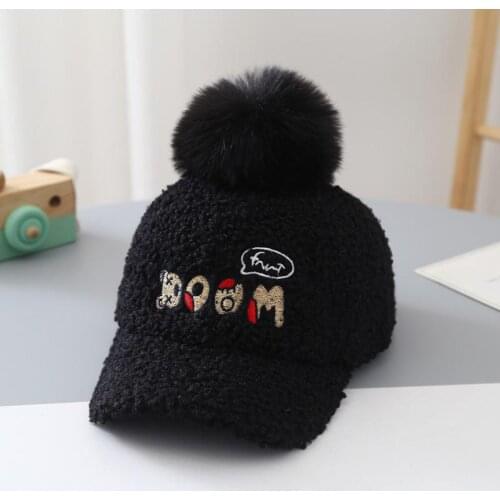 LDSLYJR Winter 2021 Letter embroidery Casquette Baseball Cap Adjustable Snapback Hats for Children boy and girl 12