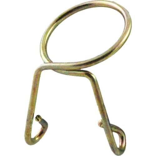 Motorcycle Car 2.5mm Wire Dia Metal Hose Tubing Spring Clips Clamp