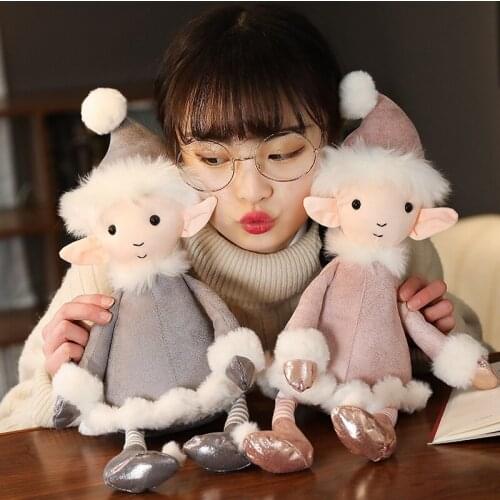 Lucky Boy Sunday Cute Cartoon Ghost Plush Toy Soft Elves Stuffed Doll Valentines Gift For Girlfriends Kids Home Decor