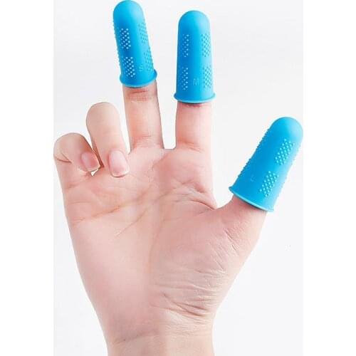 New 5pcs Multifunctional Fingertips Gloves Latex Rubber Antislip Finger Cutter Protector for Garden Food Cutter Gloves Accessory