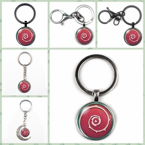 Fashion Retro Animax Steven Universe Shield Crystal Pendant Keychain Charm Bag Keyring Steampunk Jewelry Woman Gift Key Chain
