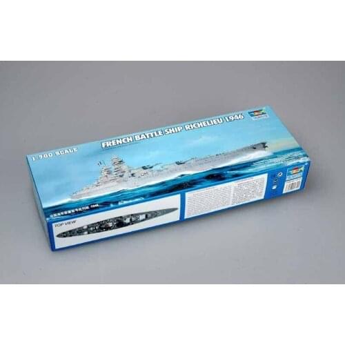 Trumpeter 1/700 05751 French Battleship Richelieu 1946 model kit