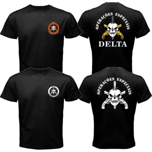 New BOPE Elite Death Squad Brazil Special Force Unit Military Police T-shirt Tee Mens Tees Cool Tops