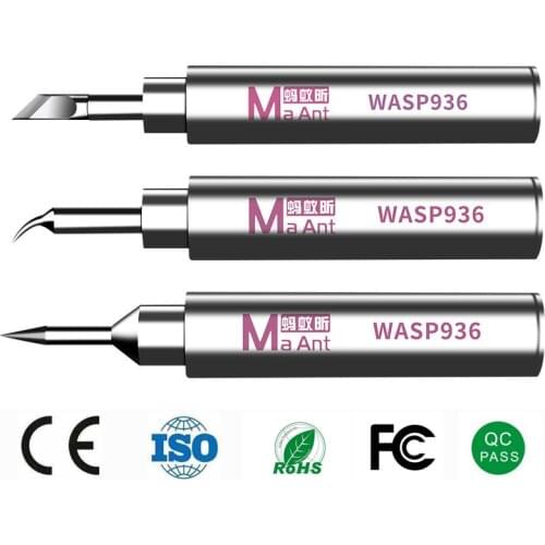 Soldering Iron Tip Oxygen-free Copper 0.2mm Fly Line Welding Tip Solder Iron Sting for 936 Soldering Station BGA DIY Rework Tool