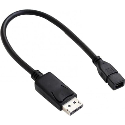 Portable Mini Plug and Play Display Port for Thunderbolt 2 Male to Female DP Converter Adapter Computer Cables