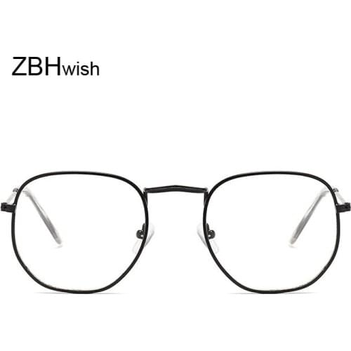 Fashion Transparent Round Glasses Clear Frame Women Spectacle Myopia Glasses Men EyeGlasses Frame Nerd Optical Frames Clear