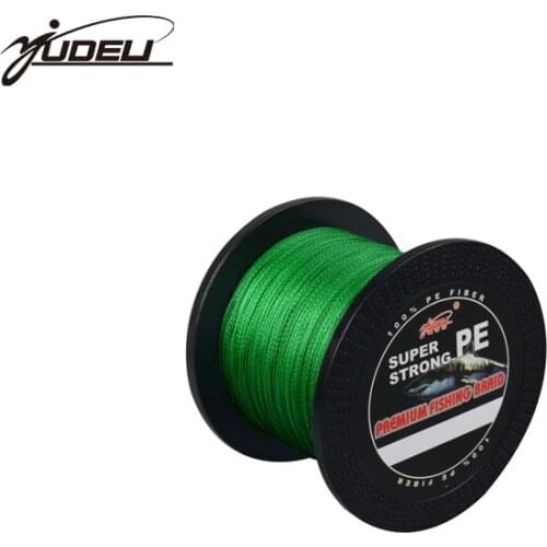 YUDELI 500M 4 Strands Super Strong Japan Multifilament PE Braided Fishing Line 8LB 10LB 20LB 30LB 40LB