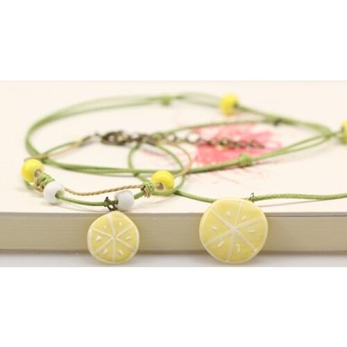 DIY ceramic fashion jewelry womens necklace pendants vntaget necklaces for women gift accessories #5182