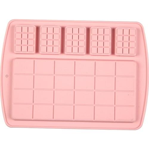 Silicone Waffle Mould Non-stick Kitchen Bakeware Cake Mould Pan Pudding Maker Mold DIY Chocolate Chip Mold Baking Tool