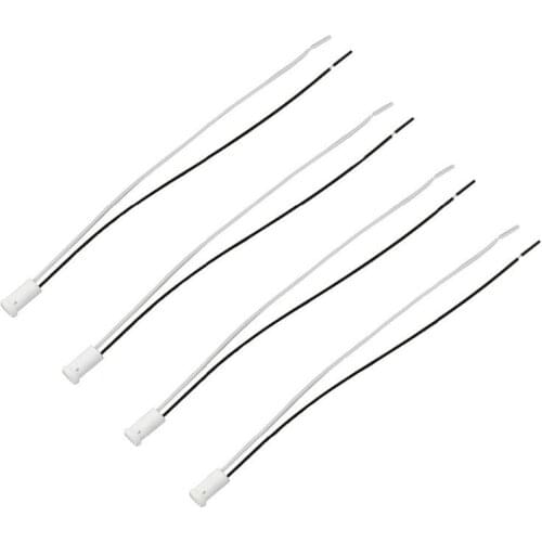 10Pcs 20CM/7.87" High Temperature Cable G4 Lamp Holder Ceramic Light Socket LED Lighting Tool Household Accessory