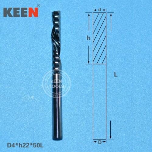 4*22 one flute down cutter