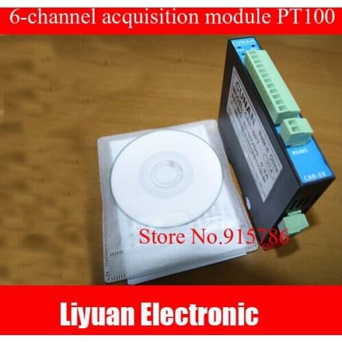 6-channel acquisition module PT100 / temperature acquisition module / PT100 transmitter