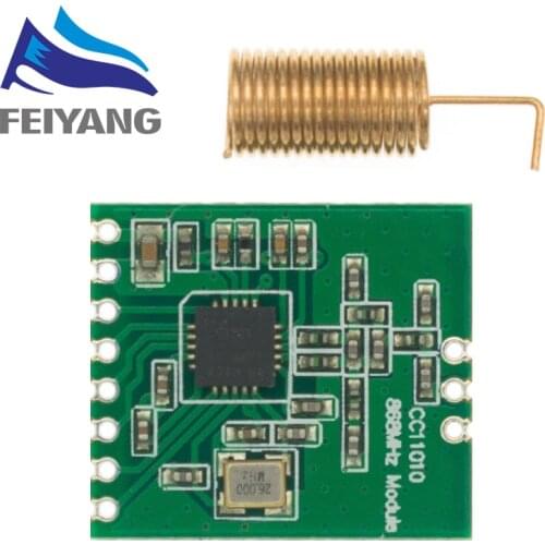 CC1101 Wireless Module Long Distance Transmission Antenna 868MHZ SPI Interface Low Power M115 For FSK GFSK ASK OOK MSK 64-byte