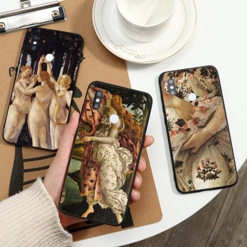 Birth of Venus self art painting painting Phone Case For Xiaomi Redmi note 7 8 9 t k30 max3 9 s 10 pro lite
