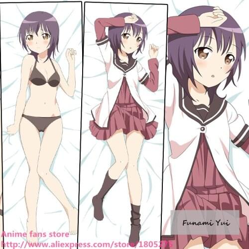 Cute Japanese Anime Yuruyuri Funami Yui Lovely Pillowcase Pillow Case Cover Dakimakura decorative Hugging Body Bedding