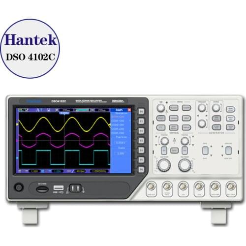 Hantek DSO4102C 2 Channel Digital Oscilloscope 1 Channel Arbitrary/Function Waveform Generator