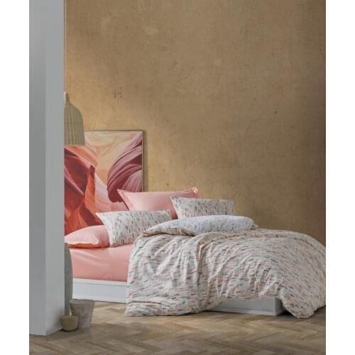 Cotton Box Minimal Double Personality Duvet Cover Kit Mod Powder