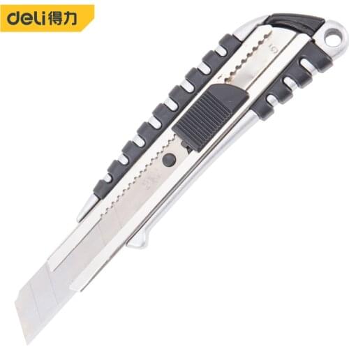 Deli DIY Art Knife Supplies Utility Knife Paper Cutter Hand Tool Wallpaper Knife SK5 Blade Cut Copper Wire Couteau Karambit