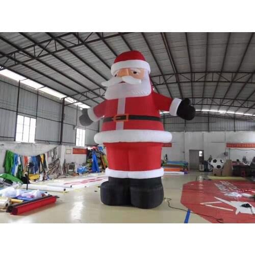 Customized 6mH inflatable Santa Claus for Christmas decoration