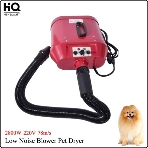 Low Noise Blower Pet Dryer To Dogs Big Dog Dryer Wind speed 78m/s A22-2300 2800W 220V