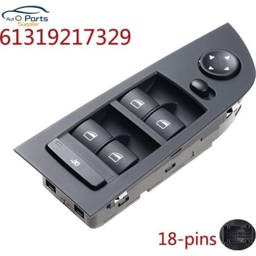YAOPEI 61319217329 Front Left New Power Window Switch For 2004-2013 3 Series BMW E90 E91