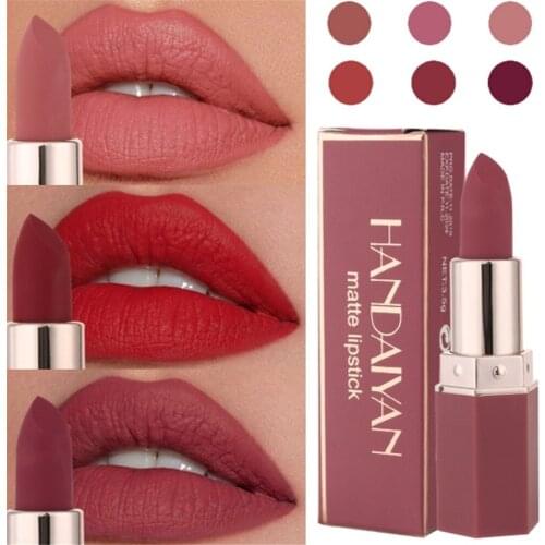 Lipstick Makeup Professional Matte Lipsticks Waterproof Long Lasting Sexy Red Lips Gloss Matte Velvet Lipsticks Beauty Cosmetics