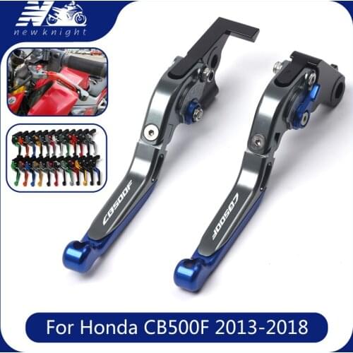 Motorcycle CNC Adjustable Foldable Brake Clutch Lever Handle Grips For Honda CBR500R CB500F CB500X CBR CB 500 R F X 2013-2018