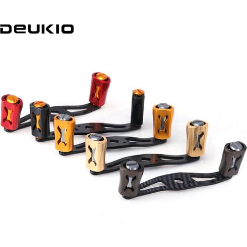 DEUKIO Fishing Reel Double Rocker Arm Grip Pill All Metal DIY Modification Grip For ShimanoDaiwaABU Baitcast Reel Bait Casting