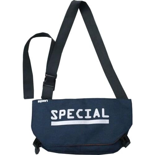 Shang Zhen Mens Popular Brand Japanese-style Fashion Stylish Lettered Reflective Shoulder Bag INS LOVERS Bag Trill Ultra-Fire