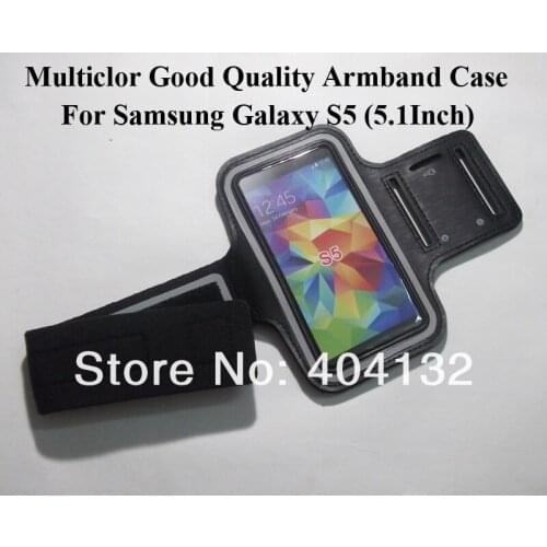 Sherrytree 100PCS By DHL Multicolor Good Quality Gym Sports Armband Bag For Samsung Galaxy S5 Arm Band Pouch