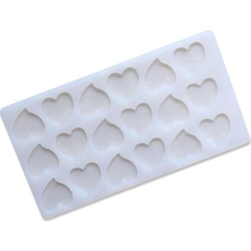 Heart Shape Candy Silicone Chocolate Mold Cake Designs Supplies Chocolate Decorating Tools Chocolate Mould Makers E711