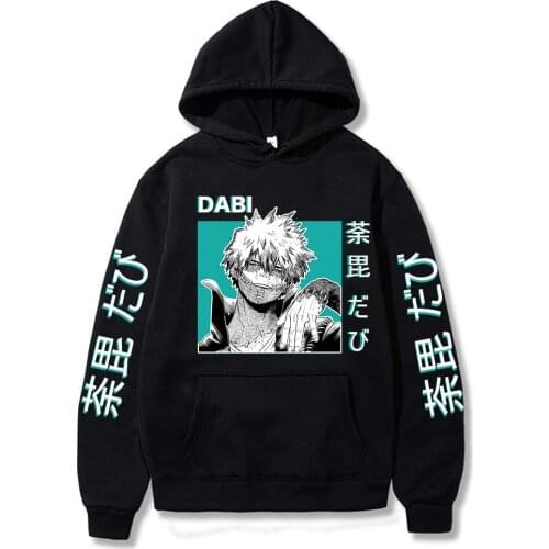 Hot Dabi Boku No My Hero Academia Hoodie Men Cotton Sweatshirt Anime Hoodie Harajuku Dabi Boku No My Hero Academia Harajuku