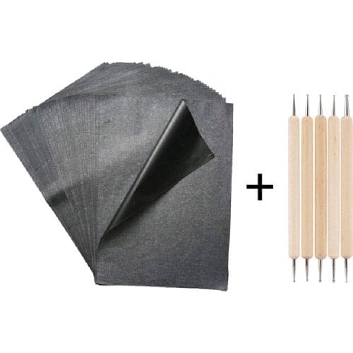Carbon Paper Black Graphite Paper, 23x33 Graphite A3 Single-sided Black Blue Carbon Paper Tracing Painting